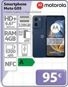 Alcampo Motorola - smartphone moto g05 oferta