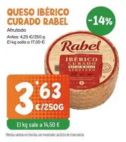 AhorraMas Rebel hero - queso iberico curado oferta