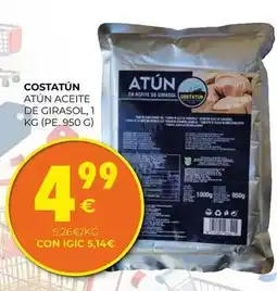 CashDiplo Costatun - atun aceite de girasol oferta