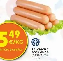 CashDiplo Salchicha roja oferta