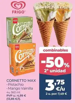 La Sirena Cornetto - cornetto max oferta