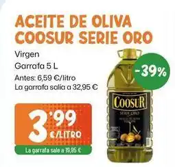 AhorraMas Coosur - aceite de oliva serie oro oferta