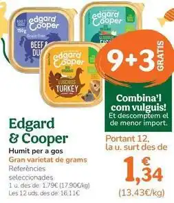 TiendAnimal Edgar&cooper - humedo para perro oferta