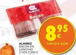 CashDiplo Almirez - bacon en lonchas oferta