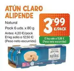 AhorraMas Alipende - atun claro oferta