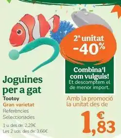TiendAnimal Tootoy - juguetes para gato oferta