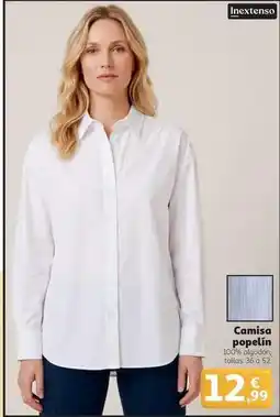 Alcampo Inextenso - camisa popelin oferta