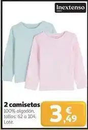 Alcampo Inextenso - 2 camisetas oferta