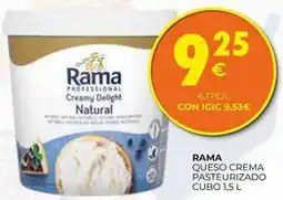 CashDiplo Rama corta - queso crema pasteurizado cubo oferta