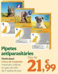 TiendAnimal Medicalpet - pipetas antiparasitarias oferta