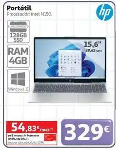 Alcampo Hp - portátil oferta