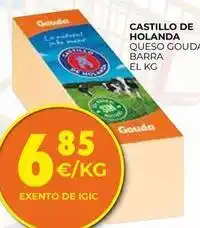 CashDiplo Castillo de holanda - queso gouda barra oferta