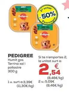 Kiwoko Pedigree - humedo gas tarrina xai i pollastre oferta