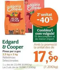 TiendAnimal Edgar&cooper - pienso para perro oferta