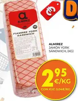 CashDiplo Almirez - jamon york sandwich oferta