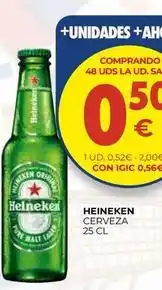 CashDiplo Heineken - cerveza oferta