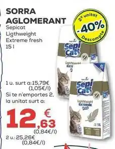 Kiwoko Sepicat - sorra aglomerant oferta