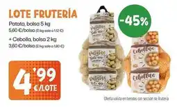 AhorraMas Ace - lote frutería oferta
