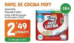 AhorraMas Foxy - papel de cocina oferta
