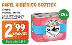 AhorraMas Scottex - papel higienico oferta