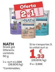 Kiwoko Nath - snack gat oferta