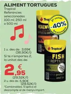 Kiwoko Tropical - aliment tortugues oferta