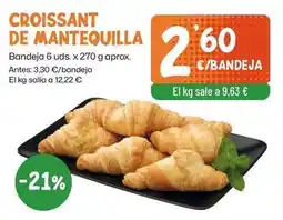 AhorraMas Croissant de mantequilla oferta