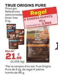 Kiwoko True origins - pure pienso gato oferta
