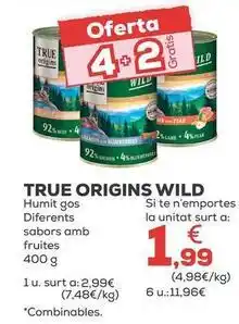 Kiwoko True origins - wild humedo perro oferta