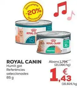 Kiwoko Royal canin - humedo gat oferta