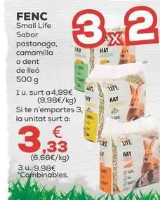 Kiwoko Small life - fenc sabor pastanaga oferta