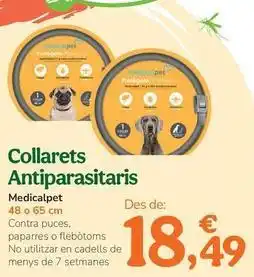 TiendAnimal Medicalpet - collares antiparasitarios oferta