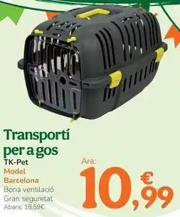 TiendAnimal Tk-pet - transportin para perro oferta