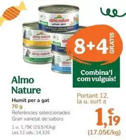 TiendAnimal Almo nature - humedo para gato oferta