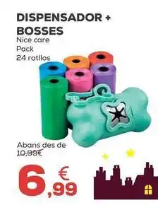 Kiwoko Dispensador + bolsas - nice care oferta