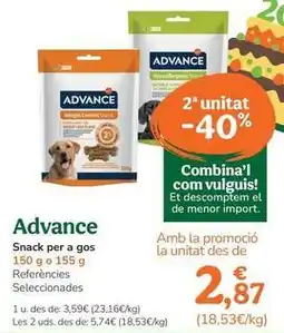 TiendAnimal Advance - snacks para perro oferta