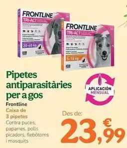 TiendAnimal Frontline - pipetas antiparasitarias para perro oferta