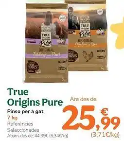 TiendAnimal True origins pure - pienso para gato oferta