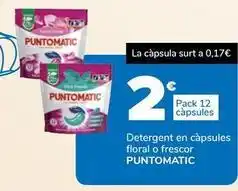 Punto matic - detergent en capsules floral o frescor