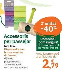 TiendAnimal Nice care - accesorios para el paseo oferta