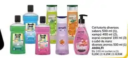 Supeco Amalfi - col-lutoris diversos amalfi sabors xampú, esprai corporal o sabó de mans oferta