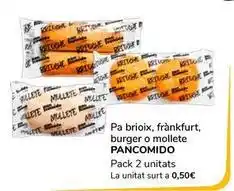 Supeco Pancomido - pa brioix, frankfurt, burger o mollete oferta