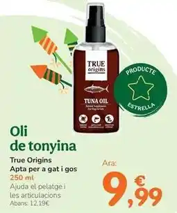 TiendAnimal True origins - aceite de atun oferta