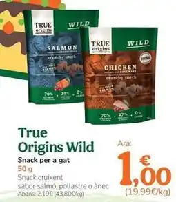 TiendAnimal True origins wild - snack para gato oferta