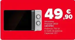 Supeco Cecotec - microones proclean 3010 oferta