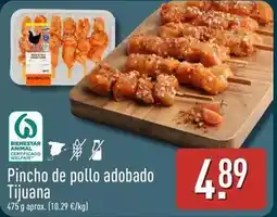 ALDI Pincho de pollo adobado tijuana oferta