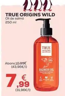 Kiwoko True origins wild - aceite de salmon oferta
