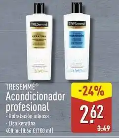 ALDI Tresemmé - acondicionador profesional oferta