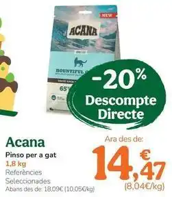 TiendAnimal Acana - pienso para gato oferta