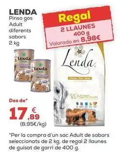Kiwoko Lenda - pienso gas oferta